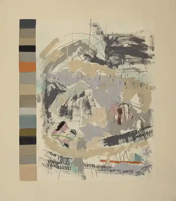 Obra de la colección Atmósferas, pieza 22